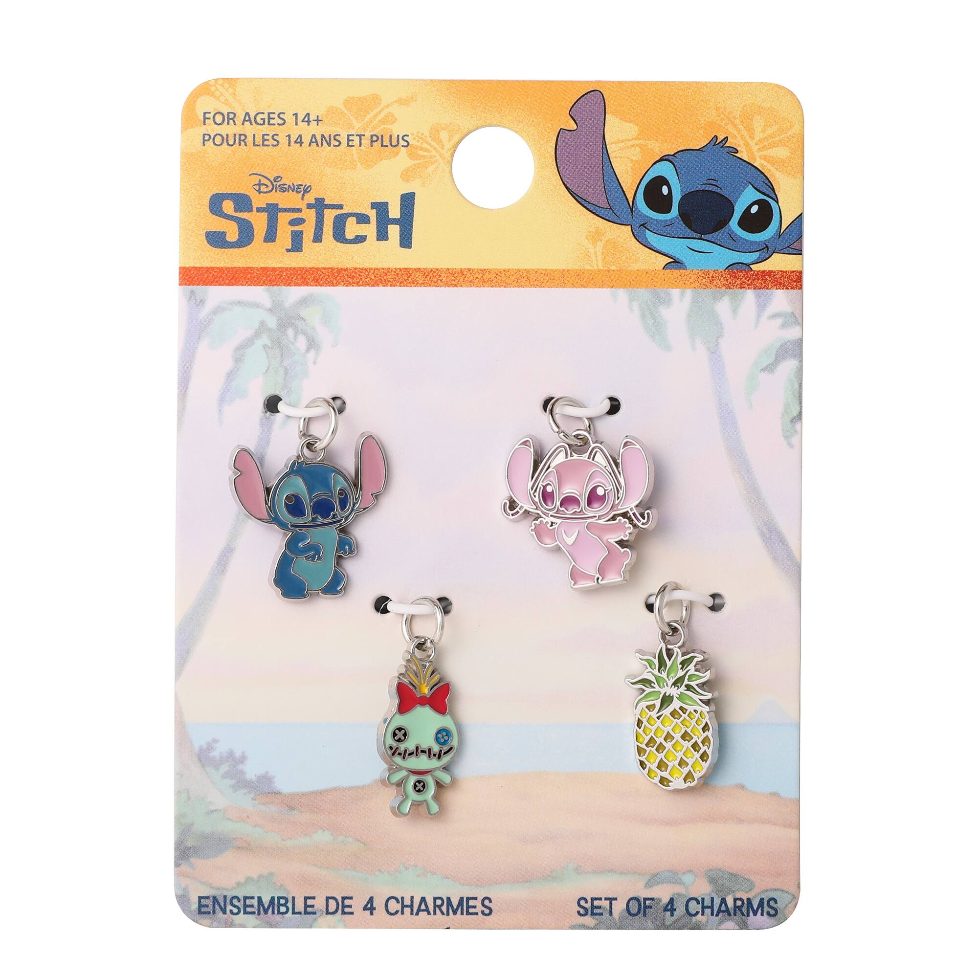 Disney® Stitch & Angel 4-Piece Charm Set